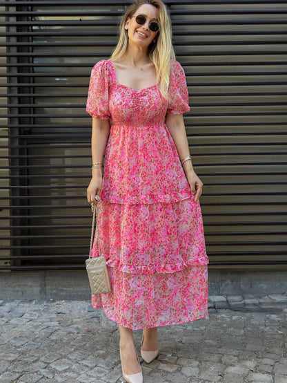 Sweetheart Flare Maxi Dress