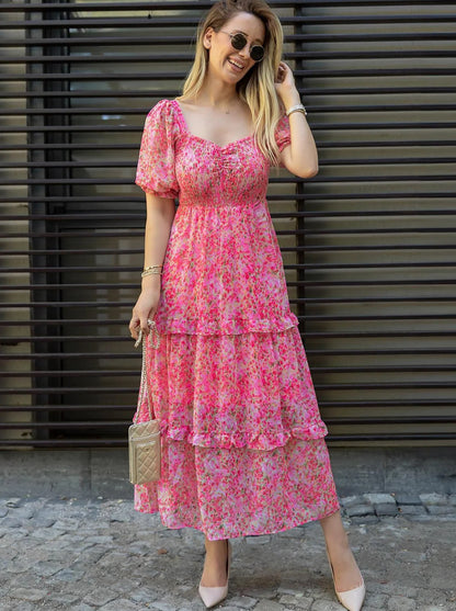 Sweetheart Flare Maxi Dress