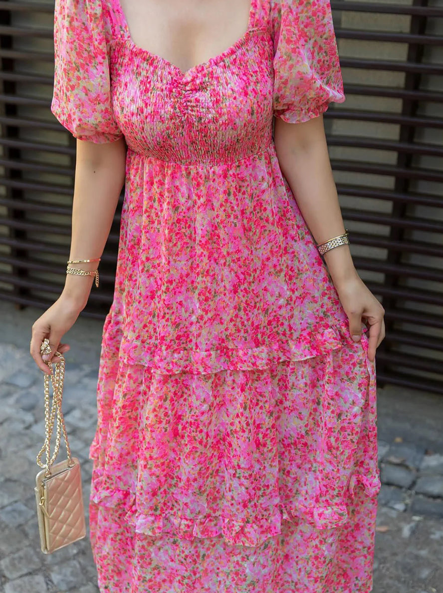 Sweetheart Flare Maxi Dress